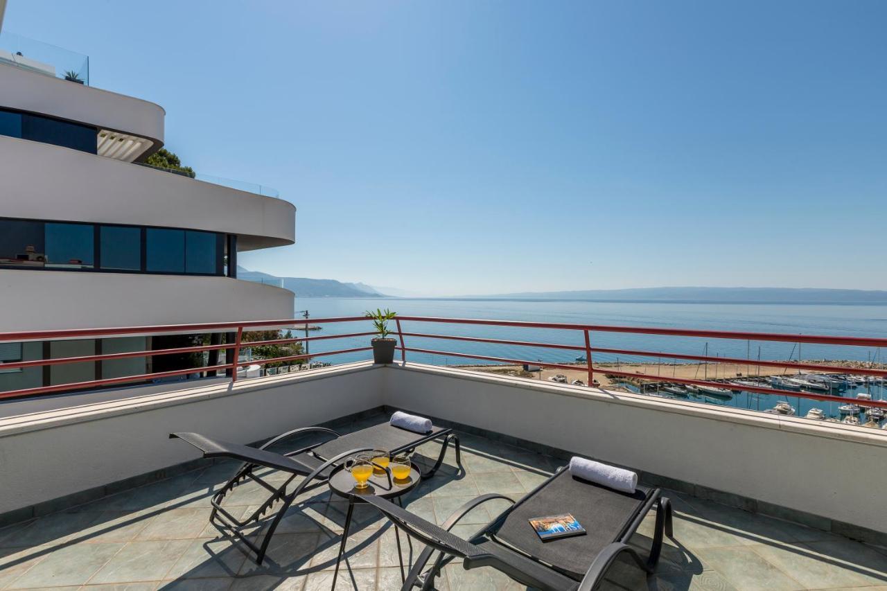 Appartamento Seaside Penthouse With Hot Tub Sky Living Spalato Esterno foto